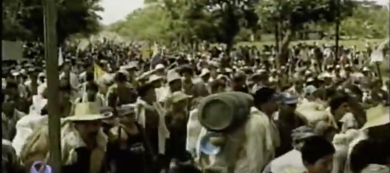 Marchas cocaleras en el Caquetá. Fuente Testigo Directo.